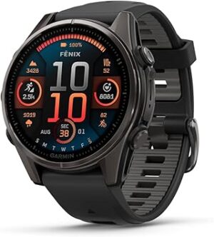 Garmin fēnix® 8 – 43mm, AMOLED, Sapphire, Premium