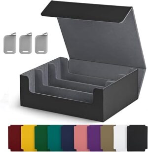 Card Storage Box for Trading Cards, 1800+ PU
