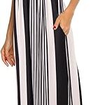Hount Women's Summer Sleeveless Striped Flowy
