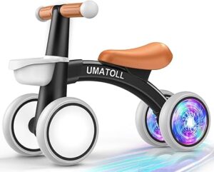Umatoll Colorful Lighting Baby Balance Bike Toys