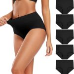 Molasus Women's Cotton Underwear High Waisted