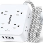 Surge Protector Power Strip - CHCORE 5Ft Braided