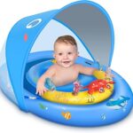 LAYCOL Baby Pool Float with UPF50+ Sun Protection