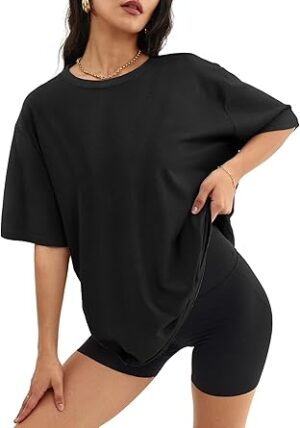 ATHMILE Womens Oversized T Shirts Loose Fit