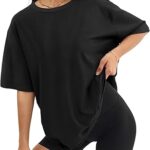 ATHMILE Womens Oversized T Shirts Loose Fit