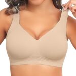 PoseFree Womens Seamless Wireless Supportive Bra