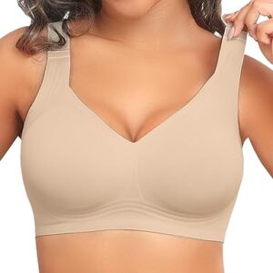 PoseFree Womens Seamless Wireless Supportive Bra