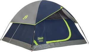 Coleman Sundome Camping Tent with Rainfly,