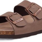 Women's Cork Footbed Slide Sandal, Arch Support