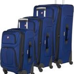 SwissGear Sion Softside Expandable Luggage, Blue,