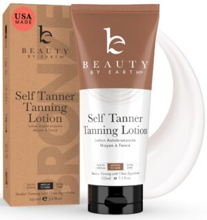 Beauty by Earth Self Tanner - USA Made with