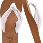 KuaiLu Flip Flops for Women with Arch Support