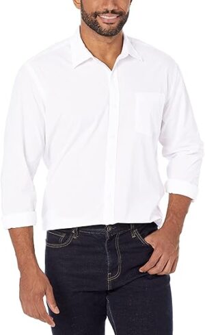 Amazon Essentials Men's Regular-Fit Long-Sleeve