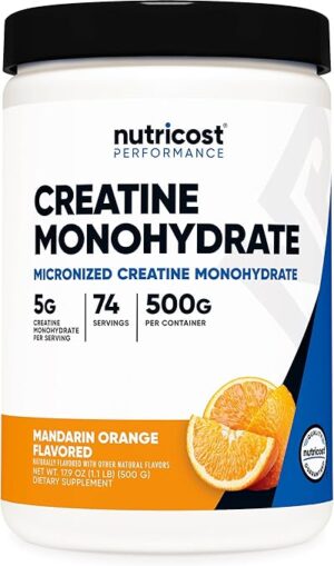 Nutricost Creatine Monohydrate Powder (Mandarin