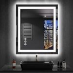 LOAAO 24"X32" LED Bathroom Mirror with Lights,