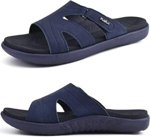 KuaiLu Womens Fashion Orthotic Slides Ladies