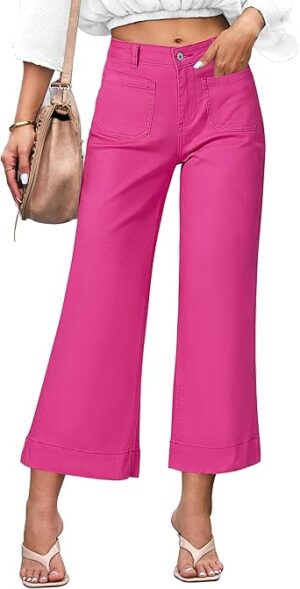 luvamia Wide Leg Jeans for Women Trendy High