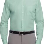 Van Heusen Men's Dress Shirt Regular Fit Poplin