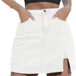 luvamia Skorts Skirts for Women Denim Mini Skirt