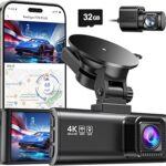 REDTIGER Dash Cam Front Rear, 4K/2.5K Full HD