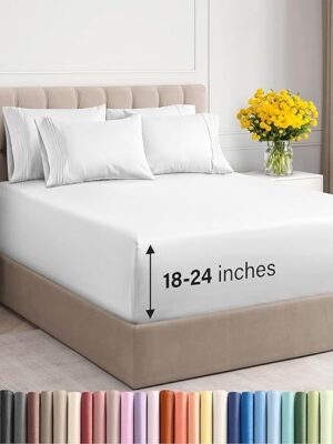 Extra Deep Cal King Sheet Set - 6 Piece