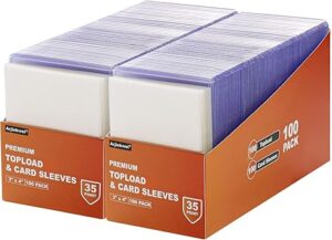 400 Card Sleeves Top Loaders for Cards, Arjiekwei