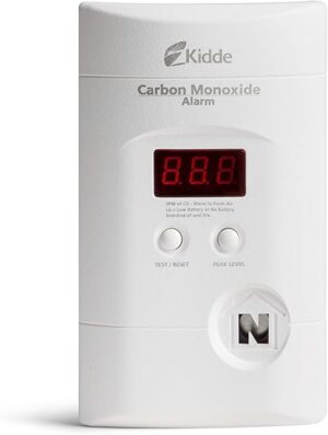 Kidde Carbon Monoxide Detector, Plug In Wall with