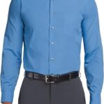 Van Heusen Men's Dress Shirt Regular Fit Poplin