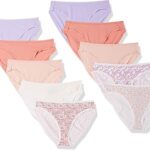 Amazon Essentials Women's Cotton High Leg Brief