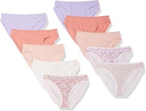 Amazon Essentials Women's Cotton High Leg Brief