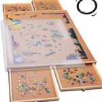 PlayVibe 1000 Piece Rotating Puzzle Board with