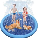 Splash Pad, 67in Anti-Slip Splash Pad for Kids