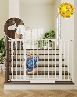 Cumbor 29.7-46" Baby Gate for Stairs, Toddler