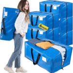 Blue 6 Packs Extra Large Moving Bags with