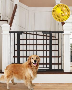 Cumbor 29.7-46" Baby Gate for Stairs, Mom's
