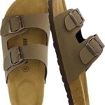 CUSHIONAIRE Lane Cork Footbed Sandals for Women –