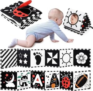 URMYWO Black and White Baby Toys, Tummy Time High
