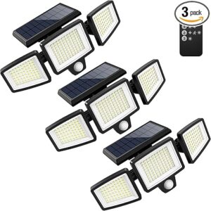 Tuffenough Solar Outdoor Lights 2500LM 210 LED