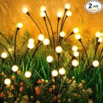 ASMAD Solar Garden Lights (2-Pack, 16 LEDs),