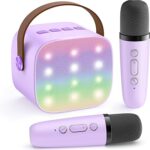 YLL Mini Karaoke Machine with 2 Wireless