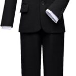 Visaccy Boys Suits Slim Fit Dress Clothes Ring