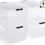 Rubbermaid Cleverstore 95 Quart Clear Stackable