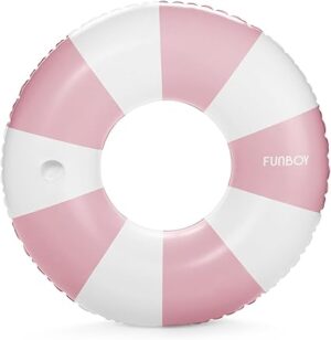 FUNBOY Giant Vintage Stripe Inflatable Tube Pool