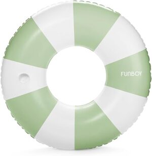 FUNBOY Giant Vintage Stripe Inflatable Tube Pool