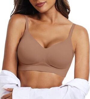 OEAK Womens Wireless Bras Comfortable Push Up Bra