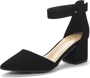 DREAM PAIRS Women's Low Heel Pump