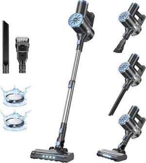 Cordless Vacuum Cleaner with Self-Standing, LED