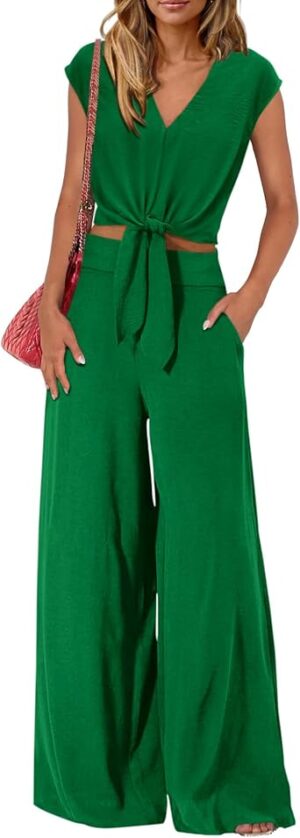 PRETTYGARDEN Women's Summer 2 Piece Outfits 2025