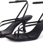 PiePieBuy Women's Lace Up Heeled Sandals Square