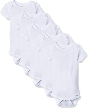Gerber baby-girls 5-pack Solid Onesies